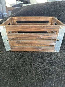 Brown Wooden Crate by Ashland® Farm Decor Country Home Fall - Picture 1 of 9