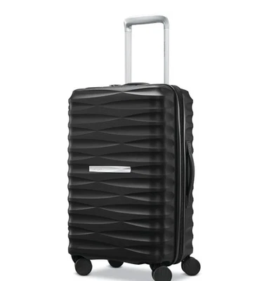 Samsonite Voltage DLX Global Carry-On Spinner Expandable USB Port Black - Image 1 of 4