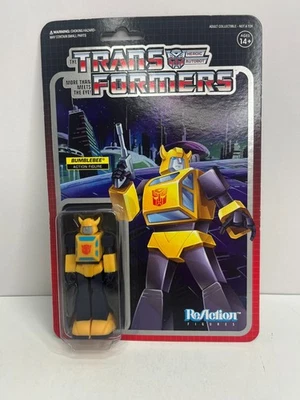 EXCLUSIVE SUPER7 TRANSFORMERS 1ST RELEASE BUMBLEBEE ACTION FIGURE MOC REACTION - Image 1 of 4