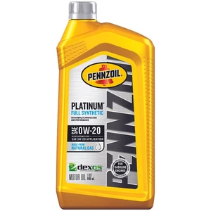 Pennzoil 550036541 Clear 0W-20 Grade Synthetic Motor Oil 1 qt. (Pack of 6) - Picture 1 of 1