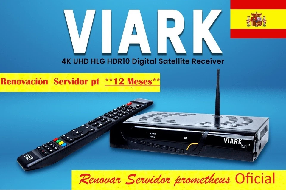 Renovar Servidor Viark Sat Viark Combo Viark Droi sat 4k Oficial pt Recargar Lil - Immagine 1 di 1