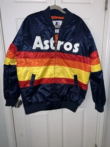 ASTROS RAINBOW STARTER JACKET - Picture 1 of 7