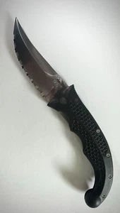 Cold Steel Scimitar Folder 4" VG-1 Serrated Edge Blade, Liner Lock - CS25SS - Picture 1 of 12