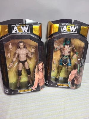 AEW INIGUALABLE SET DE 2 Jungle Boy y Luchasaurus. Foto 1 de 4