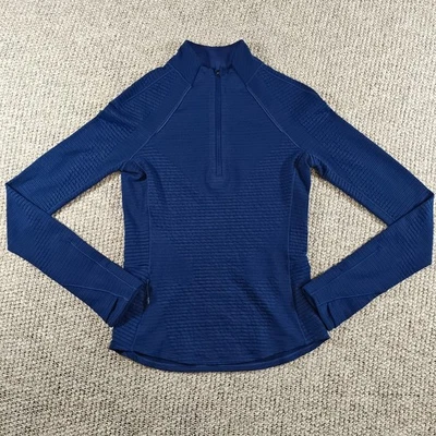 Lululemon Ventscape Half Zip Top Women’s 2 Long Sleeve Psychic Blue Performance - Image 1 of 4