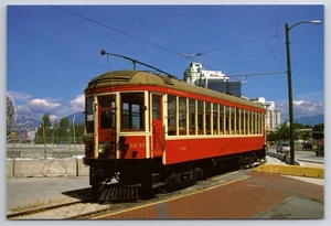 Vintage 1913 St. Louis Streetcar on Vancouver BC Heritage Line Postcard Canada - Picture 1 of 2