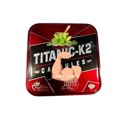 TITANIC AYURVEDIC CAPSULES power booster For Men (Pack Of 6) - image 1 of 2