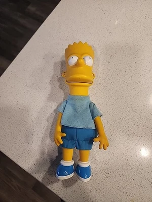 Boneca Vintage The Simpsons Bart Simpson 1990 Matt Groening 11” Com Camisa Azul - Imagem 1 de 4