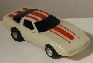 TYCO HO 6234 1983 CORVETTE "NITE GLOW" Glow in the Dark SLOT CAR ONLY VERY NICE - Picture 1 of 12