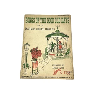 Partituras SONGS OF THE GOLD OLD DAYS 1960 para The Magnus Chord Organs Book 103 - Imagen 1 de 5