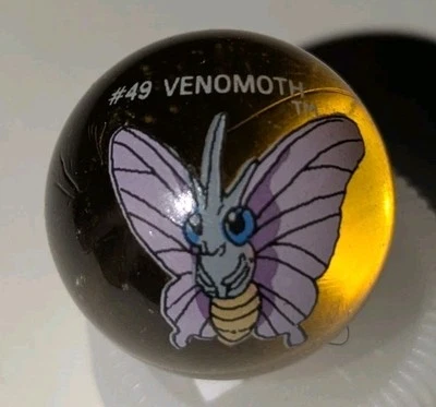 POKEMON 2000 # 49 VENOMOTH CRISTAL PERSONAJE MÁRMOL COLECCIONABLE DE COLECCIÓN RARO DIFÍCIL DE ENCONTRAR Foto 1 de 3