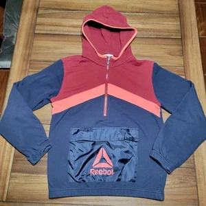 Reebok Kids LS Full Zip Hooded Jacket w/ Large Front Pocket - Size XL (14/16) - Picture 1 of 6