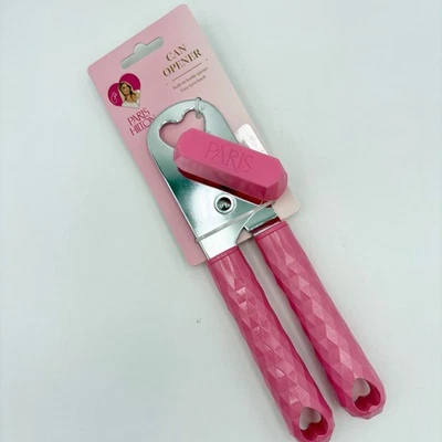 Paris Hilton Pink Can Opener with Bottle Opener Kitchen Gadget New in Package - Image 1 of 3