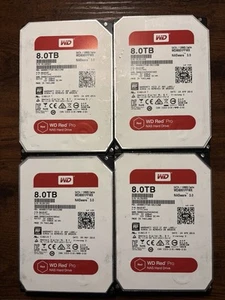 WD Red Pro 8TB WD8001FFWX-68J1UN0 P/N: 2W10107 SATA /128MB Cache NASware 3.0 - Picture 1 of 1