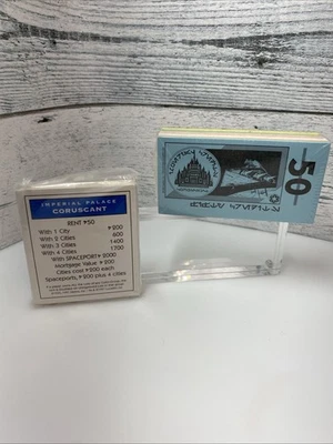 Monopoly Star Wars Classic Trilogy Edition 1997 Replacement Money Title Deeds - Image 1 of 4