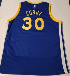 Nike Stephen Curry Blau Golden State Warriors Trikot #30 Größe L Gebraucht BESCHREIBUNG LESEN - Bild 1 von 5