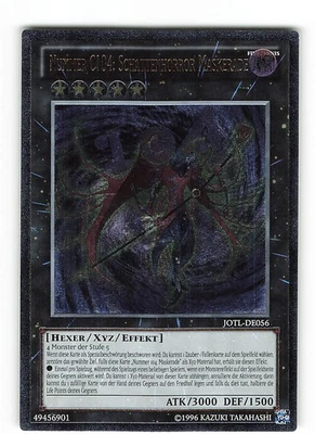 Yugioh NUMERO C104: MASCHERA HORROR OMBRA, jotl-de056 Ultimate Rare italiano - Immagine 1 di 2