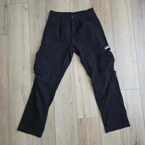 Pantalones negros YoungLA Cargo estilo táctico para hombre talla 34 largos - Imagen 1 de 8