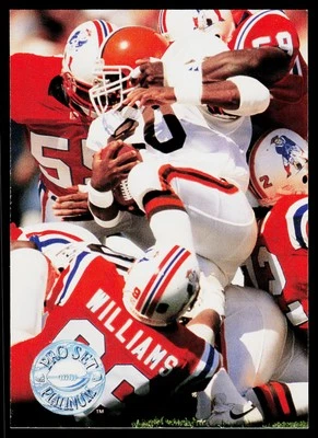 Joe Morris, 1991 Pro Set Platinum, #174, Cleveland Browns, - Image 1 of 2