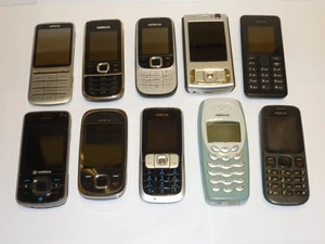 Job Lot 10 Mixed Nokia Mobile Phones Untested Various Models - Picture 1 of 8