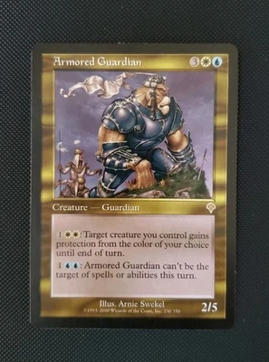 Armored Guardian Invasion MtG Magic Gold Rare - Image 1 of 2