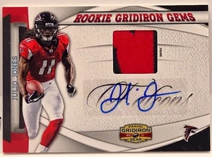 2011 Gridiron Gear Julio Jones Rookie Patch Auto RC #/10 Falcons - Bild 1 von 2