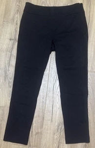 Cabi Tiffany Pants Style #292 Ankle Black Women’s Size 12 Stretch Welt Pocket - Picture 1 of 10