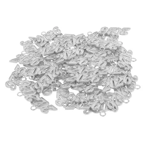  100pcs 2026 Charms Year Signet Metal Number Pendants For Graduation Tassel - Picture 1 of 9