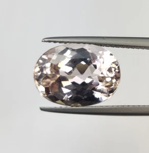 7.59 Cts Natural Kunzite Loose Gemstone Oval Cut - Picture 1 of 2