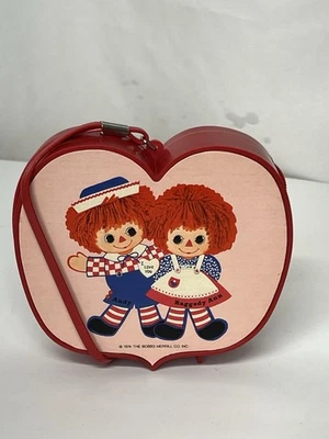 Radio Raggedy Ann And Andy 1974 batería de 9 voltios sin probar caja original Foto 1 de 4