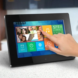 Wifi Digital Photo Frame 10” Touchscreen, 8GB Aluratek - Picture 1 of 4