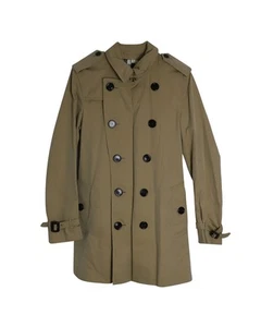 Burberry Britton Trench Coat In Honey Cotton Men Beige Size 48 - Picture 1 of 8