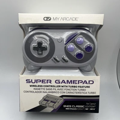 My Arcade Super Gamepad Wireless Turbo Controller SNES & NES Classic Edition - Image 1 of 4