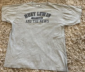 Vintage 90s 1999 Huey Lewis And The News Concert Tour Winterland Shirt L Vtg - Picture 1 of 5