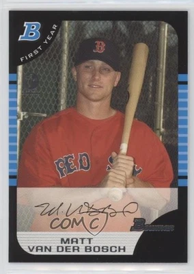2005 Bowman First Year 1st Edition Matt Van Der Bosch #218 Rookie RC - Image 1 of 2