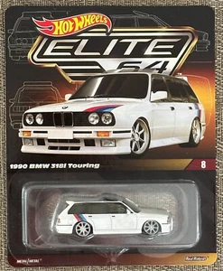 Hot Wheels Elite 64 1990 BMW 318i Touring E30 Wagon Touring , Free Shipping ! - Picture 1 of 5