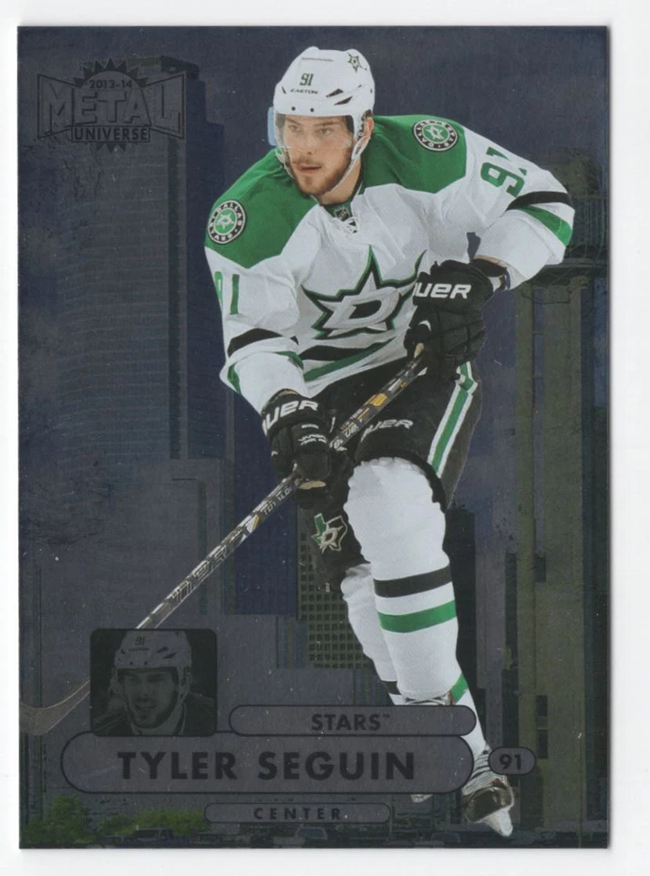 2013-14 Fleer Showcase Metal Universe Tyler Seguin Dallas Stars #MU-15 - Image 1 of 2
