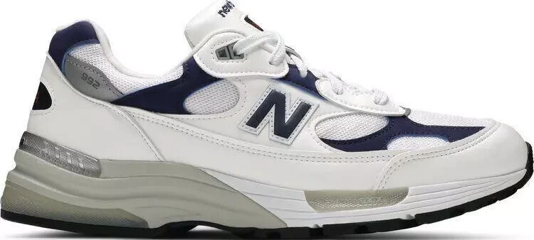 New Balance 992 Made in USA White Navy for Sale New Balance 992 Made in USA White Navy for Sale
