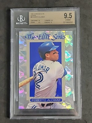 Donruss Elite Series Supers 1993 Roberto Alomar/5000 BGS 9,5 gema como nueva con 10 Foto 1 de 4
