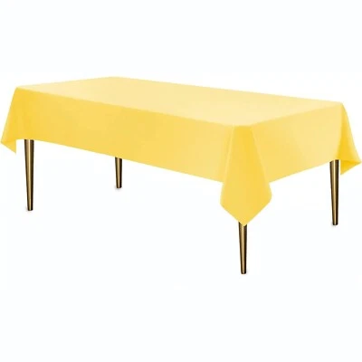 Mantel de plástico Party Dimensions 12 unidades, peso pesado premium, 54 x 108... Foto 1 de 4