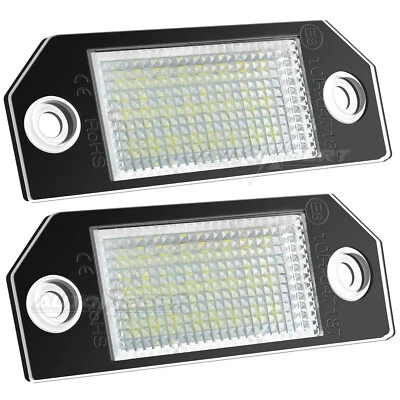 2x Iluminación de matrícula LED para Ford Focus 2 MK2 C-Max 1 MK1 matrícula - Imagen 1 de 4