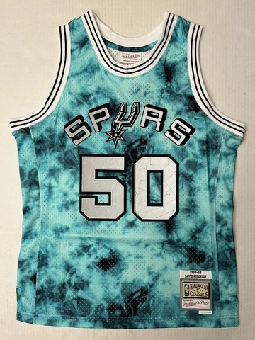 MITCHELL & NESS David Robinson San Antonio Spurs Galaxy Jersey (MEN'S MEDIUM) M Cover