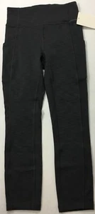 Lululemon Invigorate HR Crop 23” Everlux LW6BAXS HTGR Heather Gray Size 4 - Picture 1 of 4