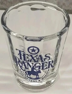 Texas Ranger Shot Glass HALL OF FAME MUSEUM Souvenir  - Imagen 1 de 7