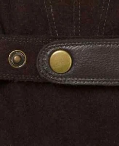 ISOTONER SIGNATURE Isotoner Men’s Flannel & Leather Glove Brown Pick Size - Picture 1 of 3