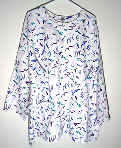 Snap-Front Lab Coat by EWC, Size 5X - Picture 1 of 9
