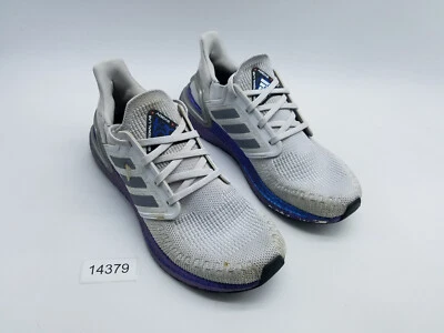 Adidas Ultraboost 20 ISS US National Lab Men's Size 9 Running Shoes Gray Blue - Image 1 of 4