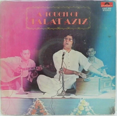 A Touch Of Talat Aziz Ghazals LP Vinyl Record Rare 1980 Bollywood Indian NM - Image 1 of 4