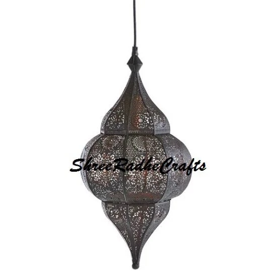 Lámparas colgantes turcas marroquíes, lámpara de linterna de techo, luces para decoración del hogar Foto 1 de 4