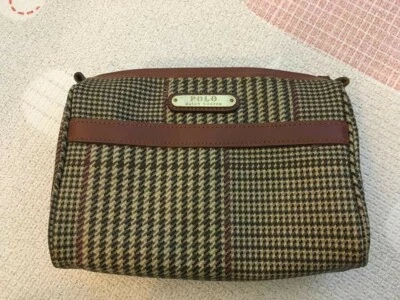BOLSO BOLSO POLO RALPH LAUREN MARRÓN A CUADROS Foto 1 de 4
